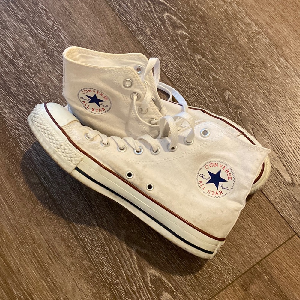 White high top converse